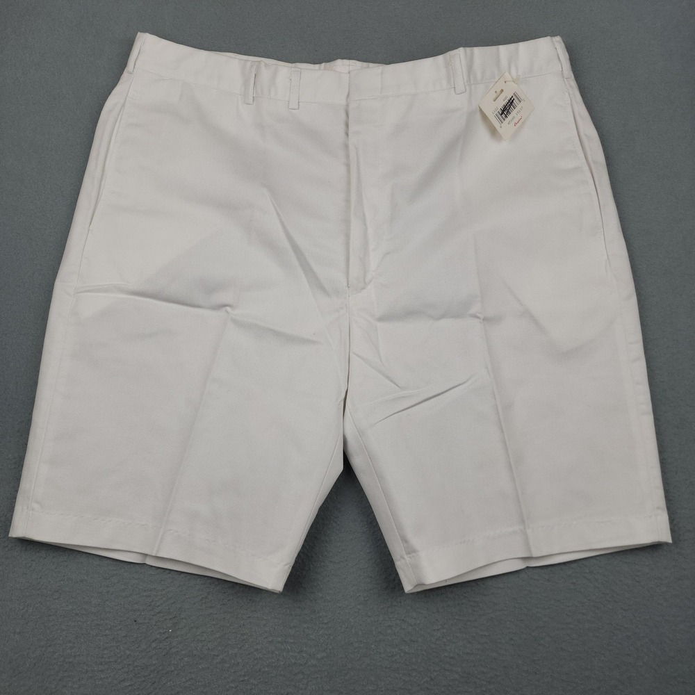 Vintage US Navy Creighton Shorts Mens 40 White Chino Official Uniform 9 Inseam
